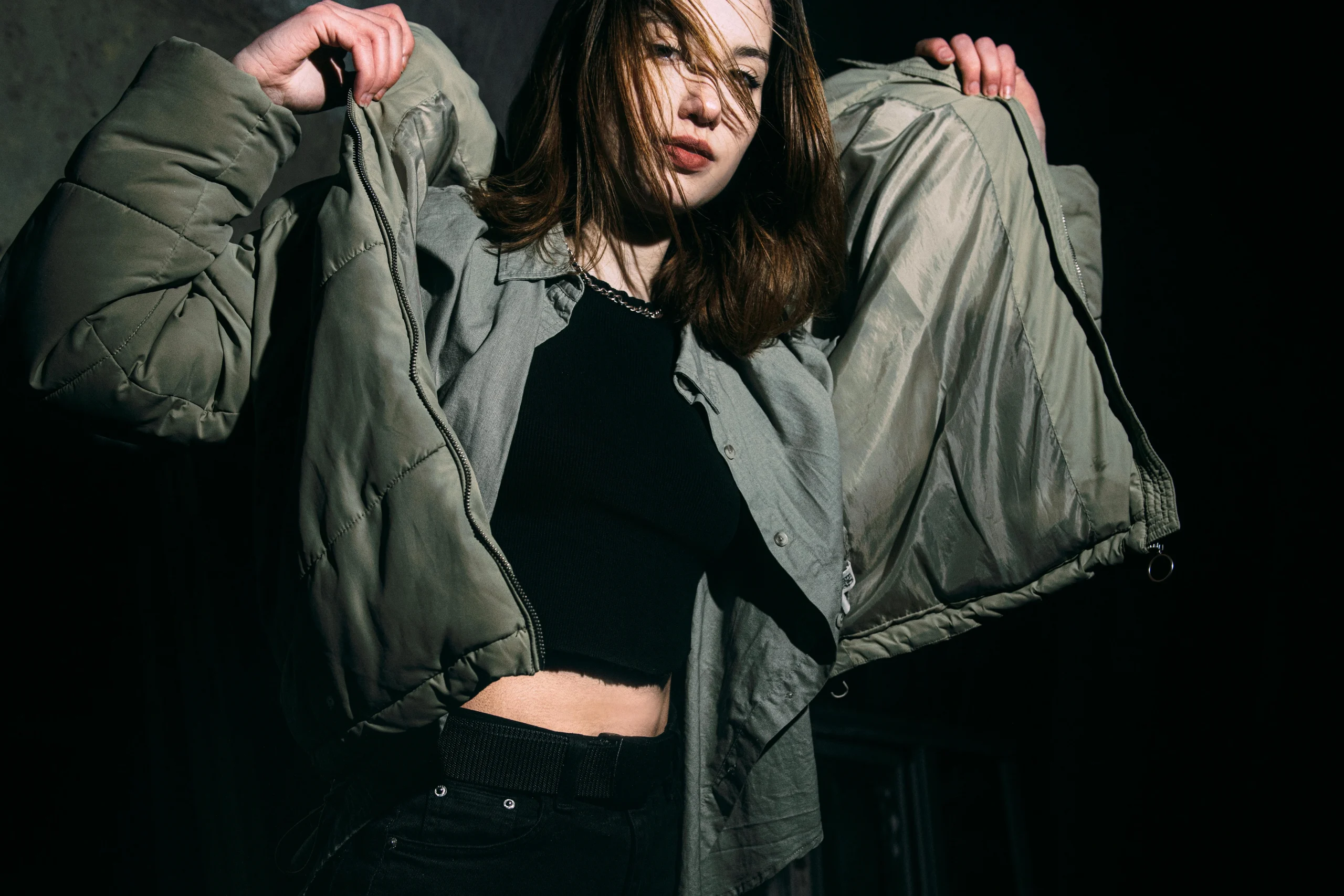 fashion trends made wearable with one modern outer layer over basics