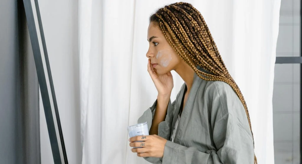 Organized beauty and grooming products for daily self-care