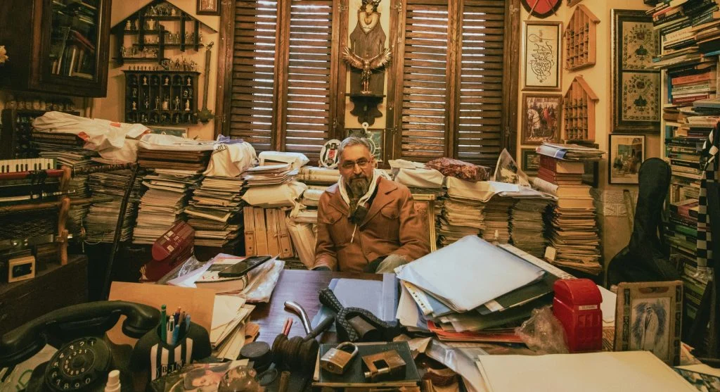 Productivity myths at home shown through a useful lived-in room that is not perfectly spotless