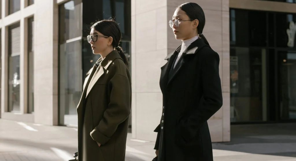 Ready-to-wear outfit column built around repeatable weekday clothing pieces