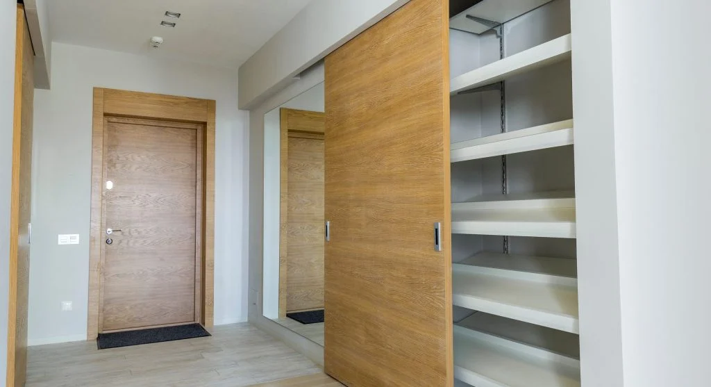 Organized landing spot near the door helping create a smoother morning routine