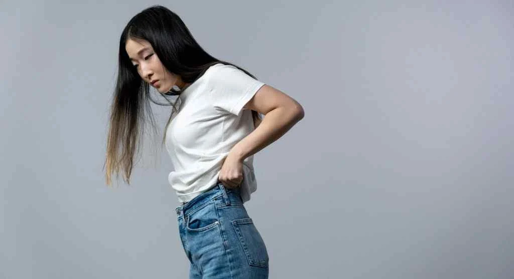 Consistent side profile shape compared with a less controlled everyday outfit silhouette
