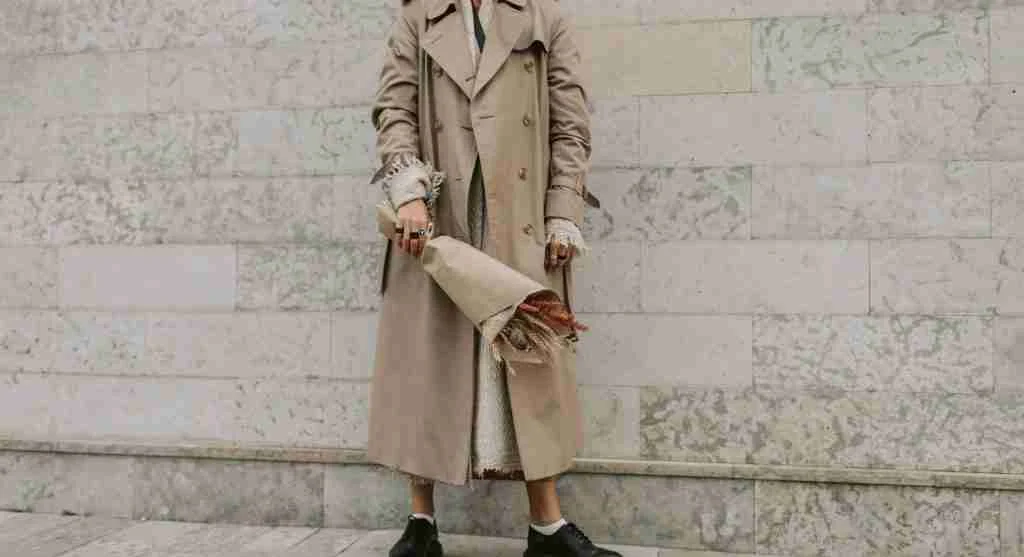 Outfit depth pattern shown through layering, texture contrast, and supportive shoes